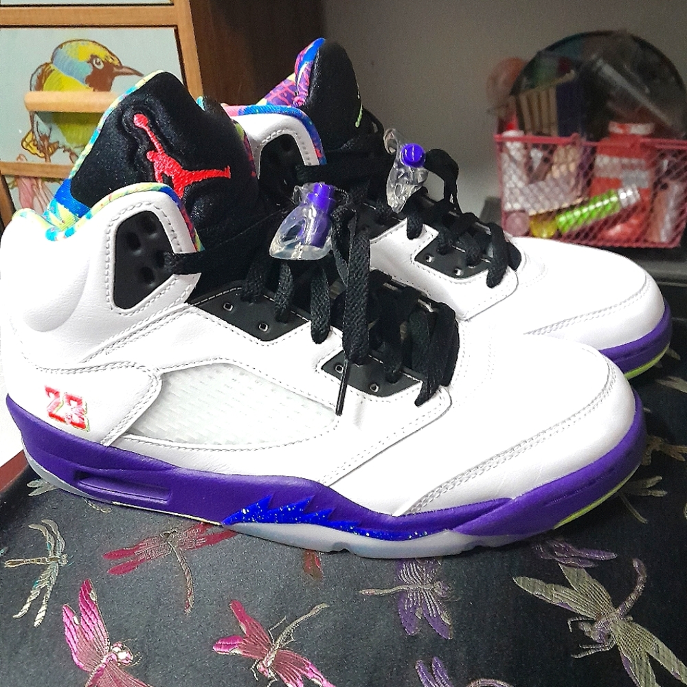 Air Jordan 5 Retro bel Aire men's sz 8 original box and authentication  papers